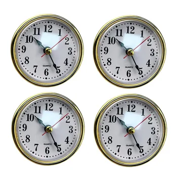 Часовой механизм премиум-класса 65 мм Кварцевая вставка Золотого/серебряного цвета Ремонт или замена часов своими руками Римские арабские цифры
