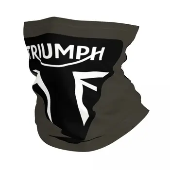 Бандана с логотипом на заказ, шейный платок для мотоклуба Triumphs, шарф-обертка, многофункциональная балаклава для велоспорта унисекс для взрослых, стираемая