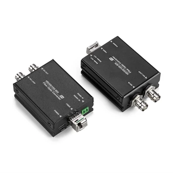 Комплект приемо-передатчика видеовещания в миниатюрном стиле 12G-SDI для передачи видео/данных и подсчета по оптоволокну