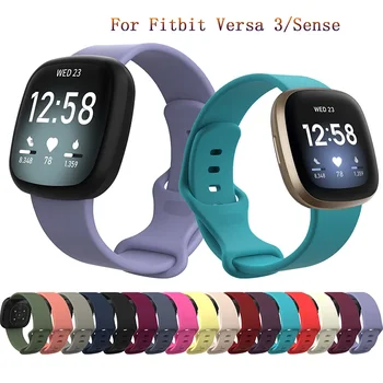 Красочный Сменный Ремешок Для fitbit Versa 3 4 Быстроразъемный браслет Для смарт-часов fitbit Sense Для аксессуаров Fitbit Versa3