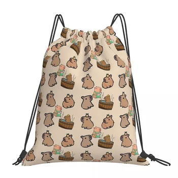Рюкзаки Capybara Group, повседневные портативные сумки на шнурке, сумка на шнурке, сумка для обуви, сумки для книг для мужчин, женщин, студентов