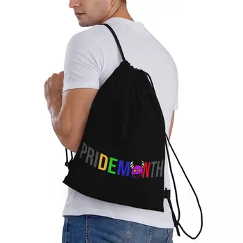 Рюкзак для ЛГБТ-геев Rainbow Pride Fruity 12, Забавная новинка, пехотный рюкзак, сумки на шнурках, спортивная сумка с графическим дизайном, классная защита