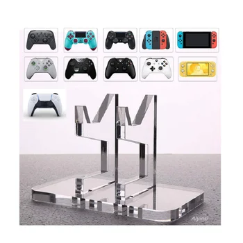 Универсальная подставка для контроллера для PS5 PS4 XSX Xbox One Gamepad Прозрачный держатель для Nintendo Switch Кронштейн Игровые аксессуары