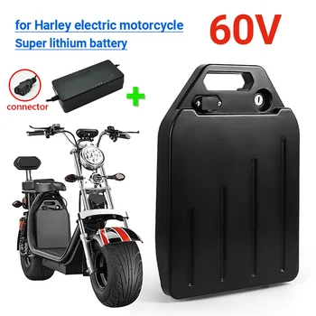 Литиевая батарея электромобиля Harley, водонепроницаемая батарея 18650 60V 40Ah для двухколесного складного электрического скутера Citycoco