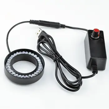 USB 31 Светодиодная кольцевая лампа-осветитель микроскопа с регулируемой фокусировкой Для монокулярного Бинокулярного Тринокулярного стереомикроскопа