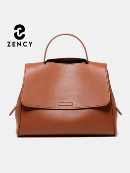 Женские сумки-тоут Zency, высококачественная дизайнерская сумка через плечо с верхней ручкой, вместительные карманы для покупок в пригородных поездках