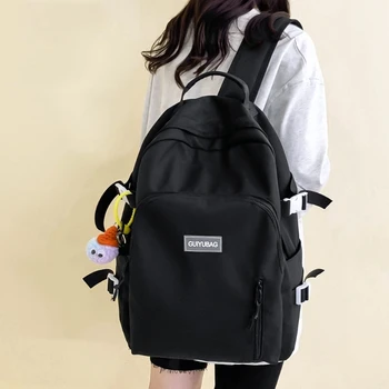 2022 Новый водонепроницаемый нейлоновый женский рюкзак, женская сумка для книг на два плеча большой емкости, рюкзак для студенток колледжа, школьный ранец для девочек