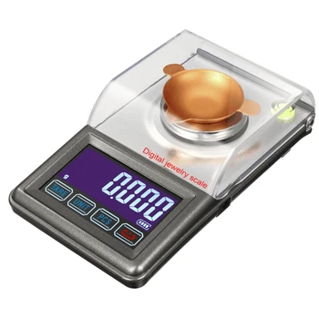 0,001 г 30-граммовые цифровые весы для ювелирных изделий в каратах, ЖК-сенсорные электронные весы с драгоценными камнями и бриллиантами, USB-весы с функцией подсчета подсветки, весовые весы