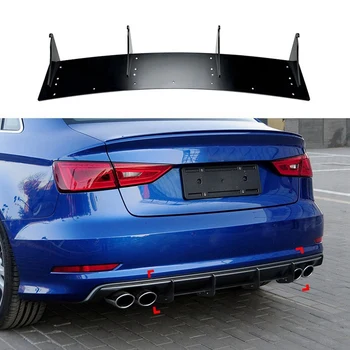 Диффузор заднего спойлера автомобиля для седана S3 8V ранней стадии 2013-2015 Аксессуары для стайлинга автомобилей