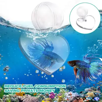 Зеркало Betta Fish, плавающее двустороннее зеркало для аквариума, тематические украшения для аквариума. Домашний офис, гостиная