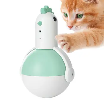 Игрушка с кошачьим мячом, вращающаяся на 360 градусов, Интерактивный кошачий мяч в форме цыпленка, электрическая игрушка для кошек, Забавные игрушки для самостоятельной игры с кошками Для защиты