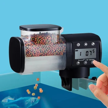 500-Миллиметровая кормушка для аквариумных рыбок С регулируемым количеством подачи Аквариумные принадлежности для маленьких аквариумов, пруд для больших аквариумов