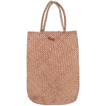 Женские модные дизайнерские кружевные сумки, сумки-тоут, плетеная сумка из ротанга, сумка через плечо, соломенная сумка для покупок
