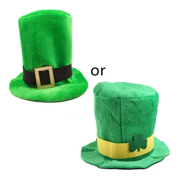 Шляпа для ирландского фестиваля в честь Дня Патрика, зеленая кепка с лепреконом, цилиндр, поставки напрямую от производителя