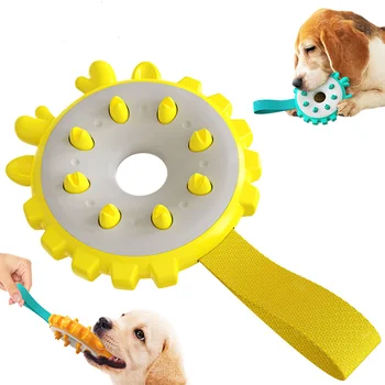 Многофункциональная зубная щетка для домашних животных, кольцо для дрессировки собак, игрушка для шлифования зубов, Amazon, Трансграничный, Новый