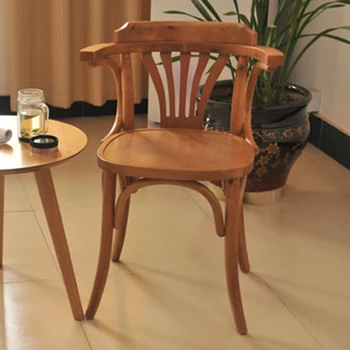 Кухонные обеденные стулья Nordic, Мобильные Эргономичные Деревянные обеденные стулья класса люкс, шезлонг современного дизайна, кухонная мебель