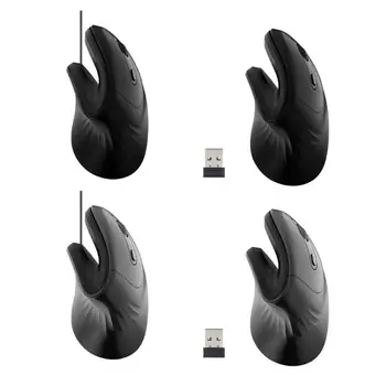 Эргономичная вертикальная оптическая мышь для заживления запястий USB-мышь с 6 кнопками для портативного ПК
