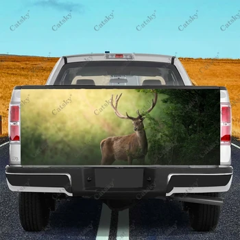 Наклейка на автомобиль Merry Deer Snow Forest сзади автомобиля упаковка для модификации внешнего вида сзади автомобиля подходит для наклейки на автомобиль грузовик