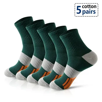 Мужские носки на подушечках Дышащие спортивные носки Comt Sports с большим количеством беговых голеностопных суставов 5