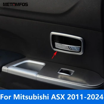 Для Mitsubishi ASX/RVR/Outlander Sport 2011-2022 2023 2024 Внутренняя Отделка Дверной Ручки Из Углеродного Волокна, Крышки Чаши, Аксессуары Для Интерьера