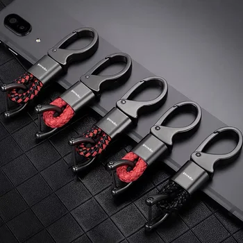Модный брелок для ключей от автомобиля с разрезными кольцами Металлический брелок с застежкой-лобстером для Fiat Panda Автомобильный брелок для автомобильных аксессуаров