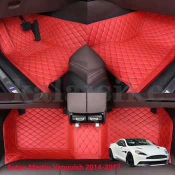 Автомобильные коврики на заказ для Aston Martin Vanquish 2014-2017, ковровые покрытия для интерьера, автомобильные аксессуары для укладки пешеходных мостов