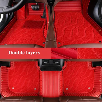 Высочайшее качество! Изготовленные на заказ специальные автомобильные коврики для Jeep Wrangler JL 2024-2018, 2-дверные водонепроницаемые двухслойные ковры, Бесплатная доставка