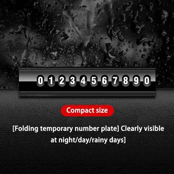 Новый кожаный Номерной знак временной парковки мобильного телефона для автомобильных аксессуаров Xpeng XiaoPeng P7 P5 G3 G9