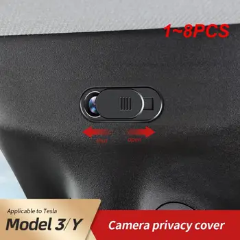 1-8 шт. чехол для веб-камеры для Tesla модель 3 Модель Y 2020 2021 2022 2023 Аксессуары для защиты конфиденциальности автомобильной камеры