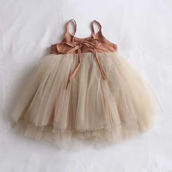 Платье принцессы Для маленьких девочек 2023, Летнее платье с открытой спиной Для Маленьких девочек На день рождения, платье-пачка Для маленьких девочек, Одежда для маленьких девочек от 0 до 3 лет