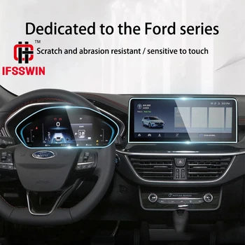 Для Ford Focus 19-22 Навигационный дисплей Сенсорный экран прибора Защита от царапин и отпечатков пальцев 9H защитная пленка наклейка
