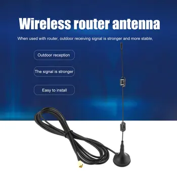 SMA-Штекерная Магнитная Сигнальная Антенна 2,4 ГГц 3 ДБИ С Высоким Коэффициентом Усиления Антенна Для WiFi Rotuter Для Huawei Антенна WiFi Booster Антенна Домашнего Использования