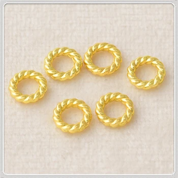 100 ШТ. кольцо из металлического сплава с круглым кругом для сережек, ожерелий, аксессуаров для изготовления ювелирных изделий своими руками