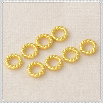 100 ШТ. кольцо из металлического сплава с круглым кругом для сережек, ожерелий, аксессуаров для изготовления ювелирных изделий своими руками