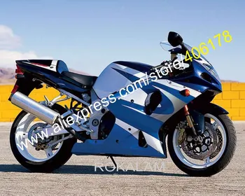 Для Suzuki GSXR 1000 K2 2000-2002 GSXR1000 00-02 R1000 Сине-белый Комплект обтекателя мотоцикла на заказ (литье под давлением)
