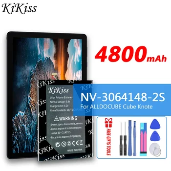 4800 мАч KiKiss Аккумулятор NV-3064148-2S Для ALLDOCUBE Cube Knote & 5 Knote5 Планшетный ПК Для Новых Li-Po Аккумуляторов Kubi