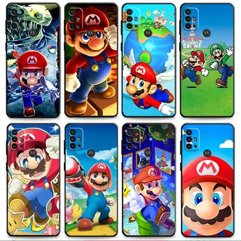 Мультяшные Игры Super Marios Чехлы Для Motorola G30 G60 Edge 20 Lite G9 Play One Fusion G22 G31 G9 Plus G200 5G G9 power G52 G8