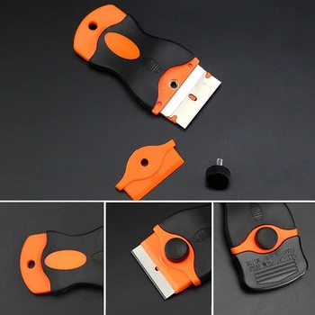 Высококачественное пластиковое лезвие для удаления автомобильных наклеек, набор бритвенных скребков, инструменты для шпателя для окон