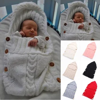 Детское зимнее одеяло для укутывания, Ветрозащитная коляска, уютное пеленальное одеяло для новорожденных, стеганое одеяло