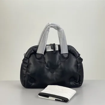 Женская сумка-тоут в европейском и американском стиле, сумка через плечо из овчины, сумка-подушка cloud