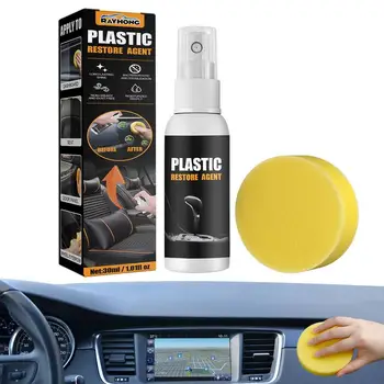 Набор средств для восстановления обшивки автомобиля, средство для восстановления пластмассовых деталей, Паста для покрытия автомобилей и кожи