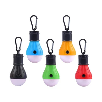 5 упаковок походной лампочки Портативный светодиодный фонарь для кемпинга, лампа для освещения походной палатки, походное снаряжение и экипировка для пеших прогулок