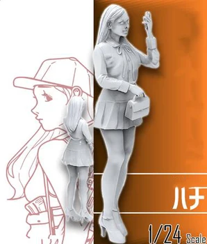 1/24 75 мм древняя подставка для девочек современная миниатюрная модель из смолы gk в разобранном виде неокрашенная