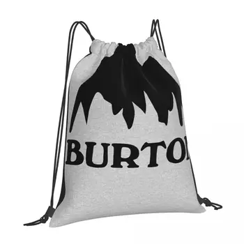 Burton Snowboards Mountain Изготовленные На Заказ Сумки На Шнурке С Функциональностью рюкзака Идеально Подходят для школьных Походов мужчин