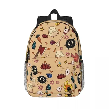 Не голодайте Узор Украшает Абстрактное искусство Модный рюкзак Для мальчиков и девочек Сумка для книг Студенческие школьные сумки Дорожный рюкзак Сумка через плечо
