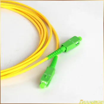 10/20 шт SC APC к SC APC Simplex 2,0 мм 3,0 мм ПВХ одномодовый оптоволоконный соединительный кабель Fibra Optica Jumper