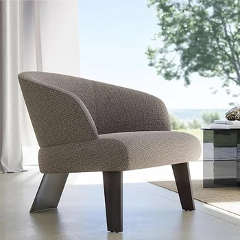 Роскошный одноместный стул, промышленный Уникальный креативный уголок со спинкой, Кресло для чтения в гостиной, Дизайнерская мебель для отдыха в отеле Fauteuil