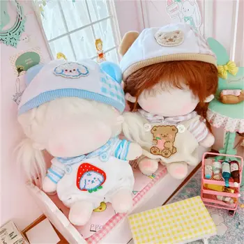 Кукольная одежда своими руками Модная хлопковая плюшевая кукольная одежда ручной работы Игрушки Подарок для 20-сантиметровой куклы-идола Baby