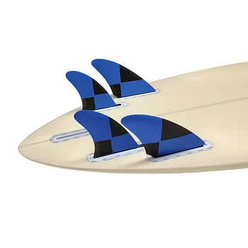 Quad Quilhas UPSURF FUTURE Honeycomb Surfboard Fin Thruster С Одинарными выступами Из стекловолокна Performance Core Short Board Fin Водные Виды спорта