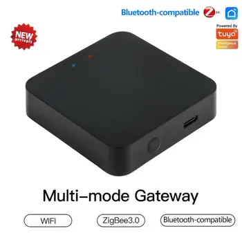 Многорежимный шлюз Tuya Smart Mesh Hub Zigbee 3.0 Автоматизация Bluetooth-совместимый пульт дистанционного управления Smart Gateway Умный дом